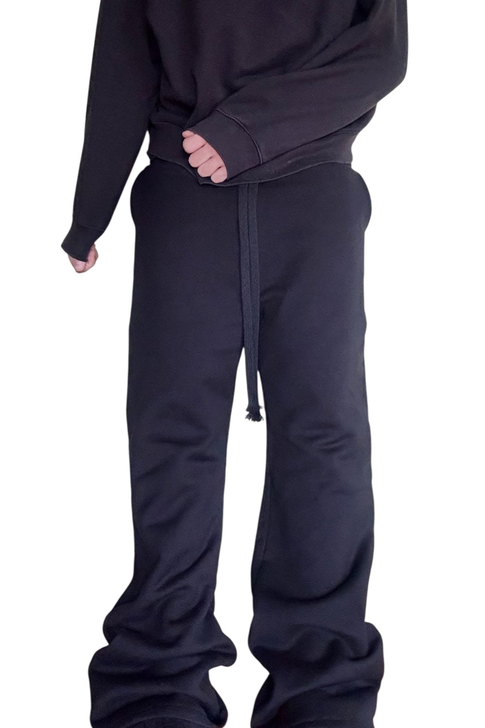 Flared sweatpants
